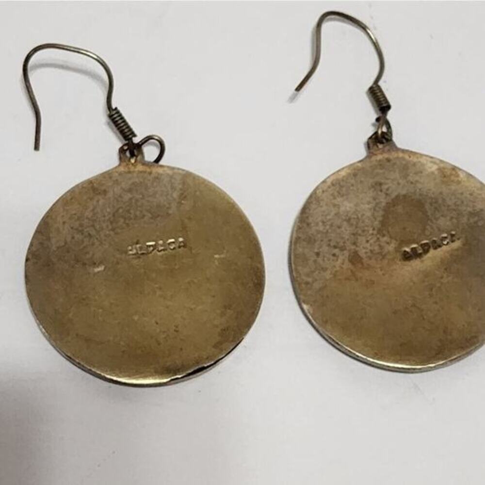 Abalone Mexico Sterling silver drop earrings - Picture 5 of 6